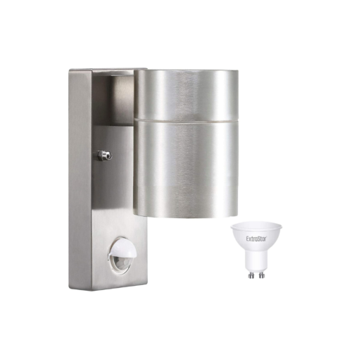 Outdoor PIR Sensor Down Wall light Stainless Steel