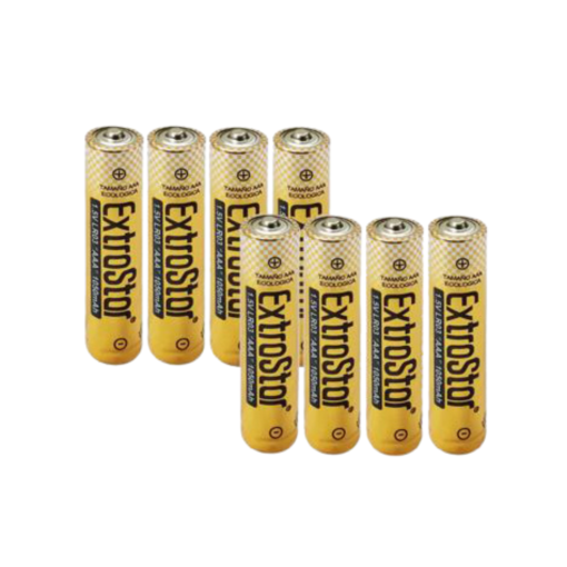 AAA Alkalines Batteries 1.5V 8 pieces