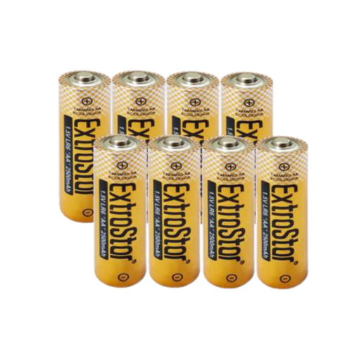 AA Alkalines Batteries 1.5V 8 pieces