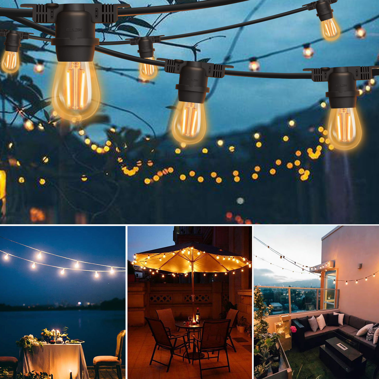 Waterproof deals lights outdoor